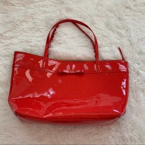 Authentic Kate Spade Red Patent Leather Tote